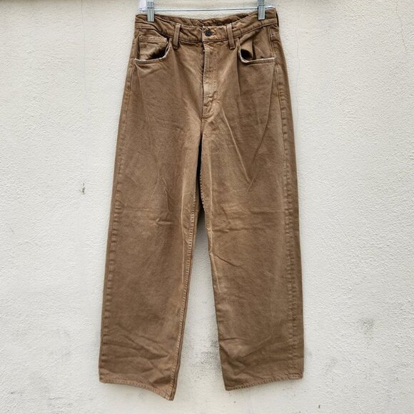 SNACKS! by Mother Denim The Fun Dip Puddle Beige - Picture 3 of 7